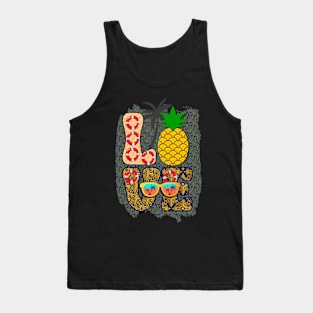 Love Pineapple Summer Gift Tank Top